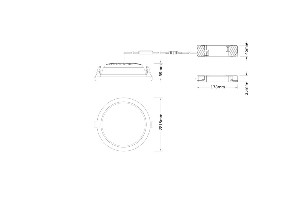 ledvance Alasvalo downlight comfort dl cmft d200 30w cct op zb