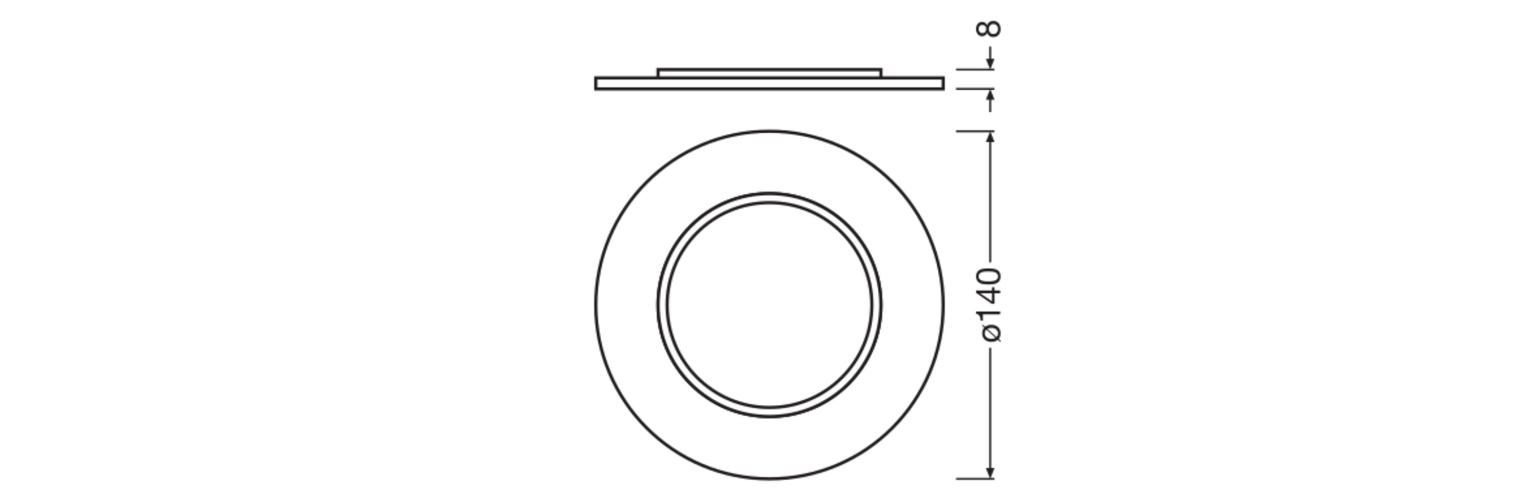 ledvance Mekaaninen lisätarvike dl cmft ext ring d140 va