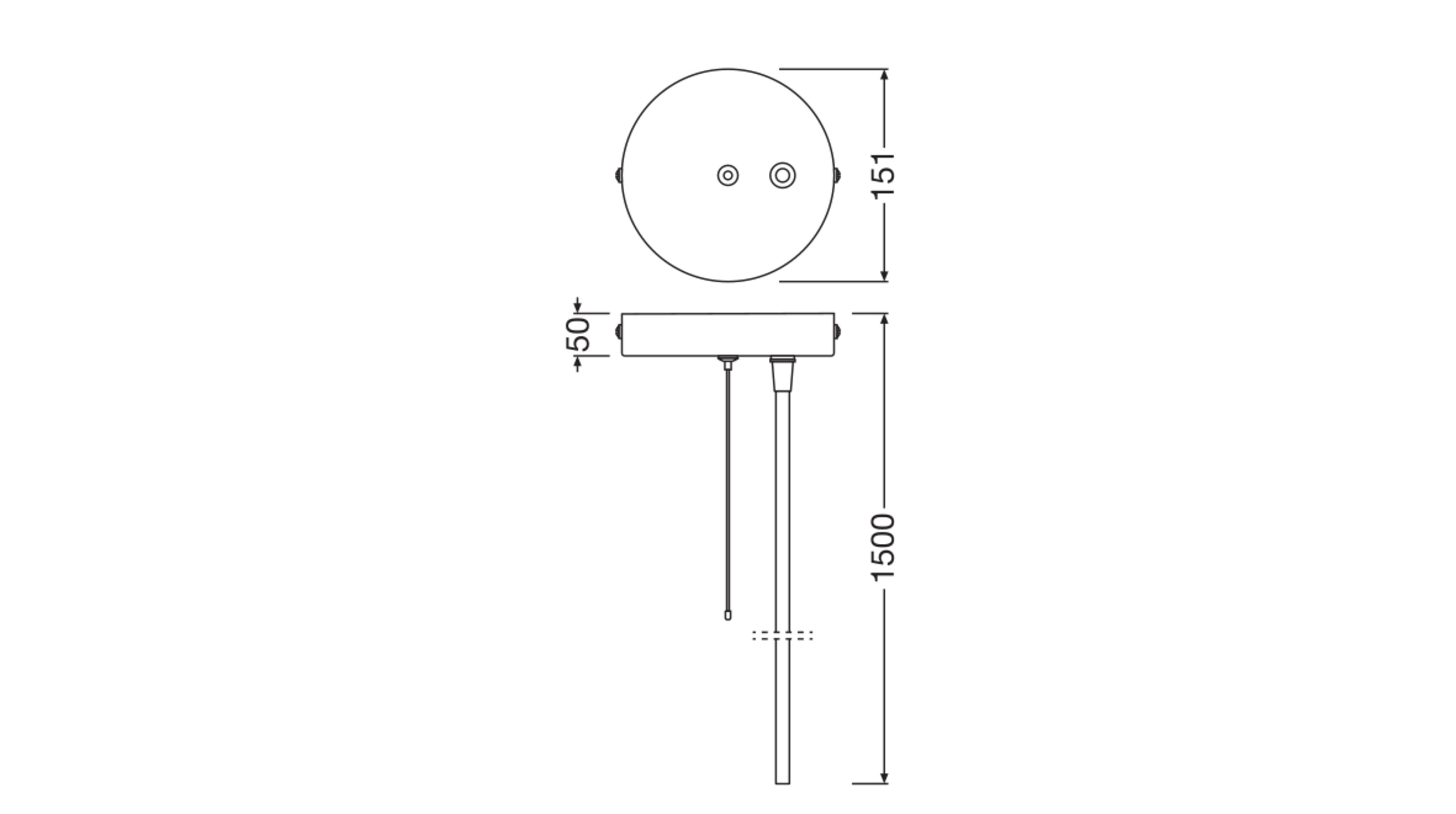 ledvance Mekaniska tillbehör pl sf suspension kit dali