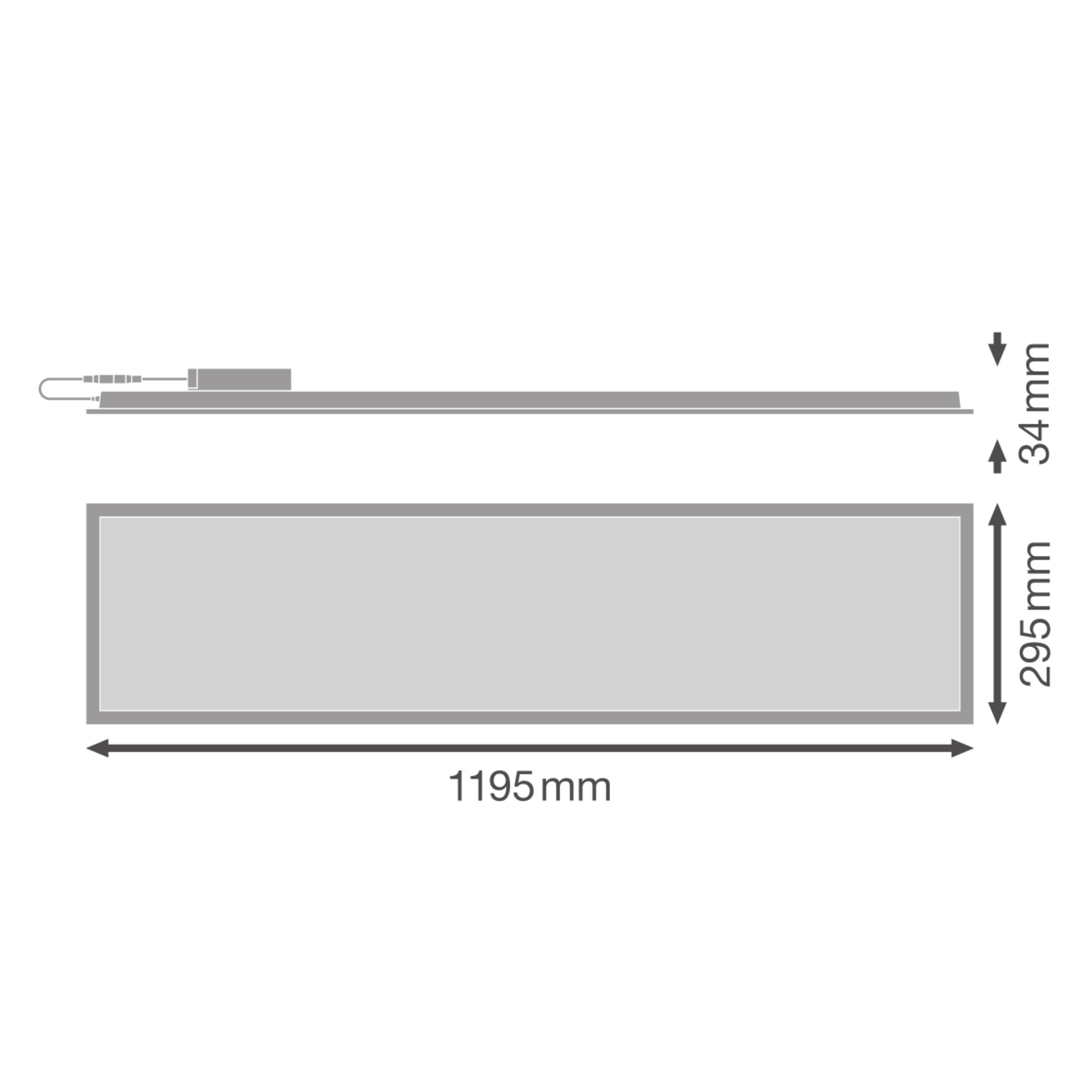 ledvance Modular luminaire panel value pl comp 1200 26w 840 op da