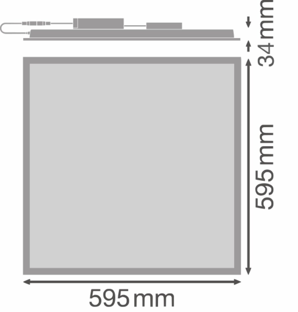 ledvance Moduulivalaisin panel pfm pl cmft 600 30w 840 ml mp