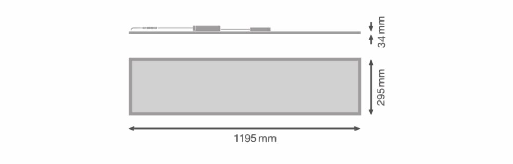 ledvance Moduulivalaisin panel pfm pl cmft 1200 33w 830 mp zigbee