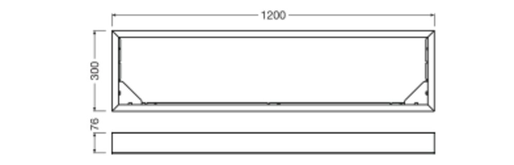 ledvance Mekaaninen lisätarvike panel 1200 sf mount kit h75 mu