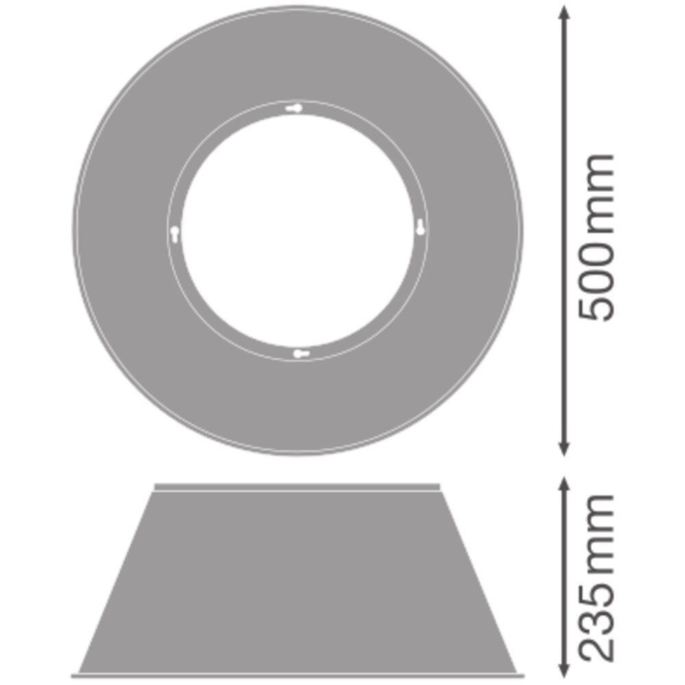ledvance Lig. dist. access. high bay pfm alu reflector 500
