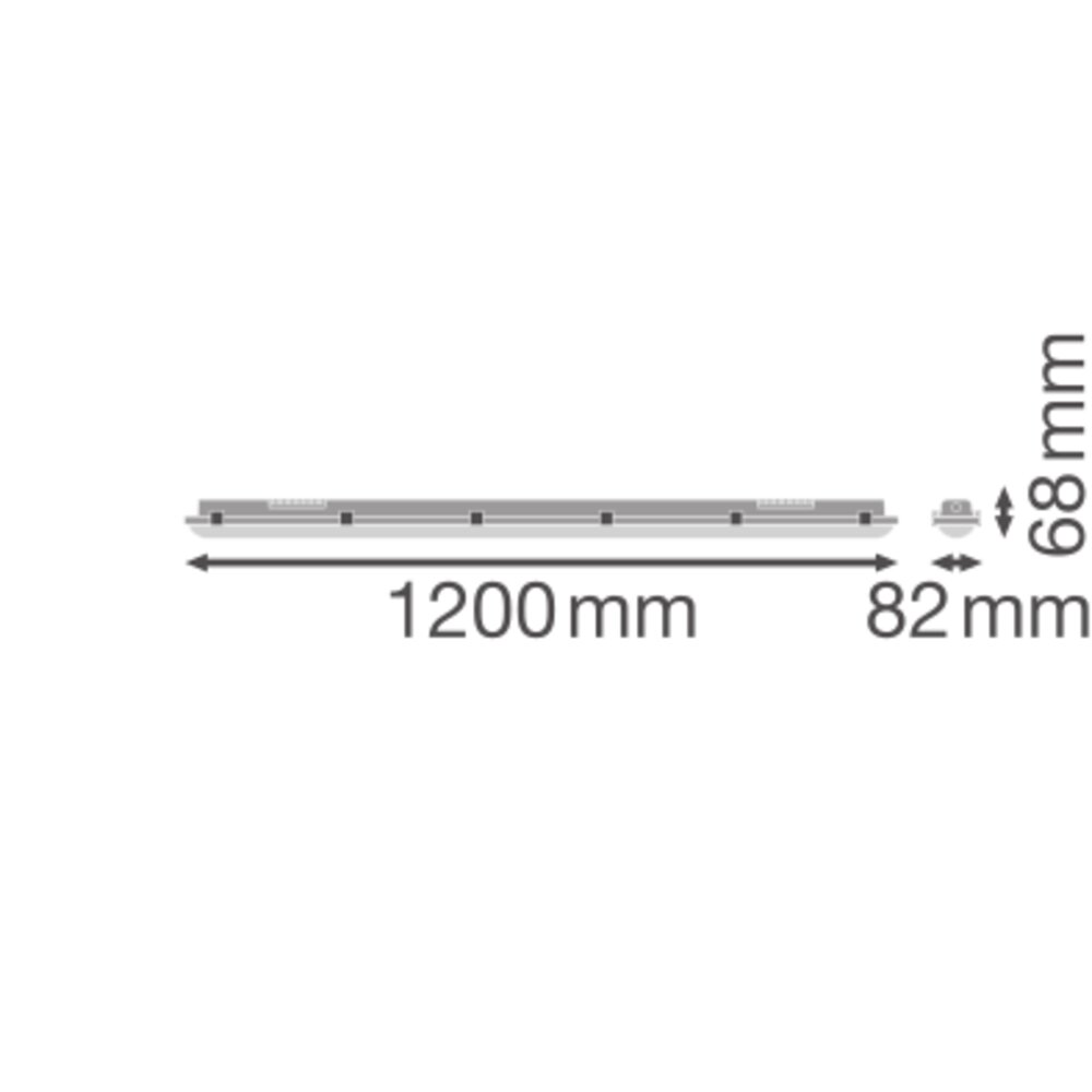 ledvance Tunnistinvalaisin dp 1200 26w 840 ml ip66 sensor