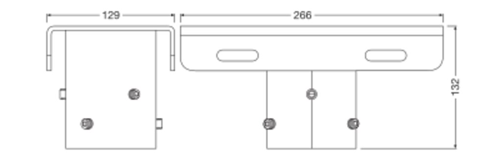 ledvance Mekaaninen lisätarvike fl traverse 42-76mm pylvässov.