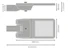 ledvance Katuvalaisin streetlight flex sl flex 70w 740 rv25st 2xzhaga