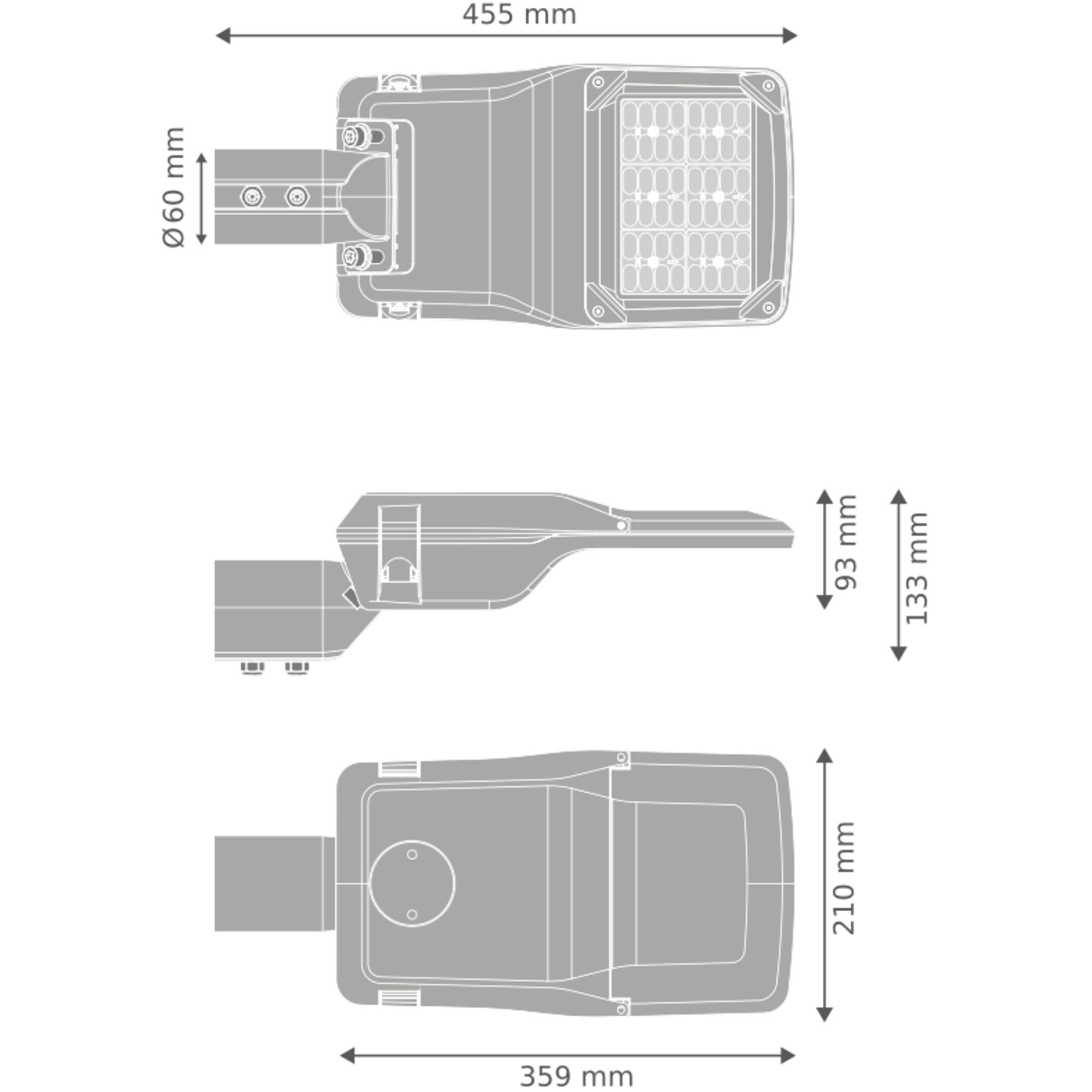 ledvance Katuvalaisin streetlight value sl comp 55w 730 rw20st 7975lm