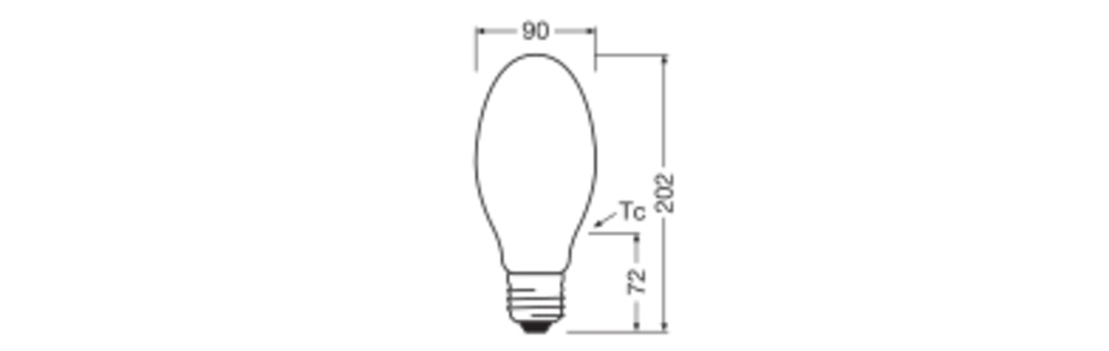 ledvance Omnidirectional lamp hid led hql fil v 32w/840 6000lm e40