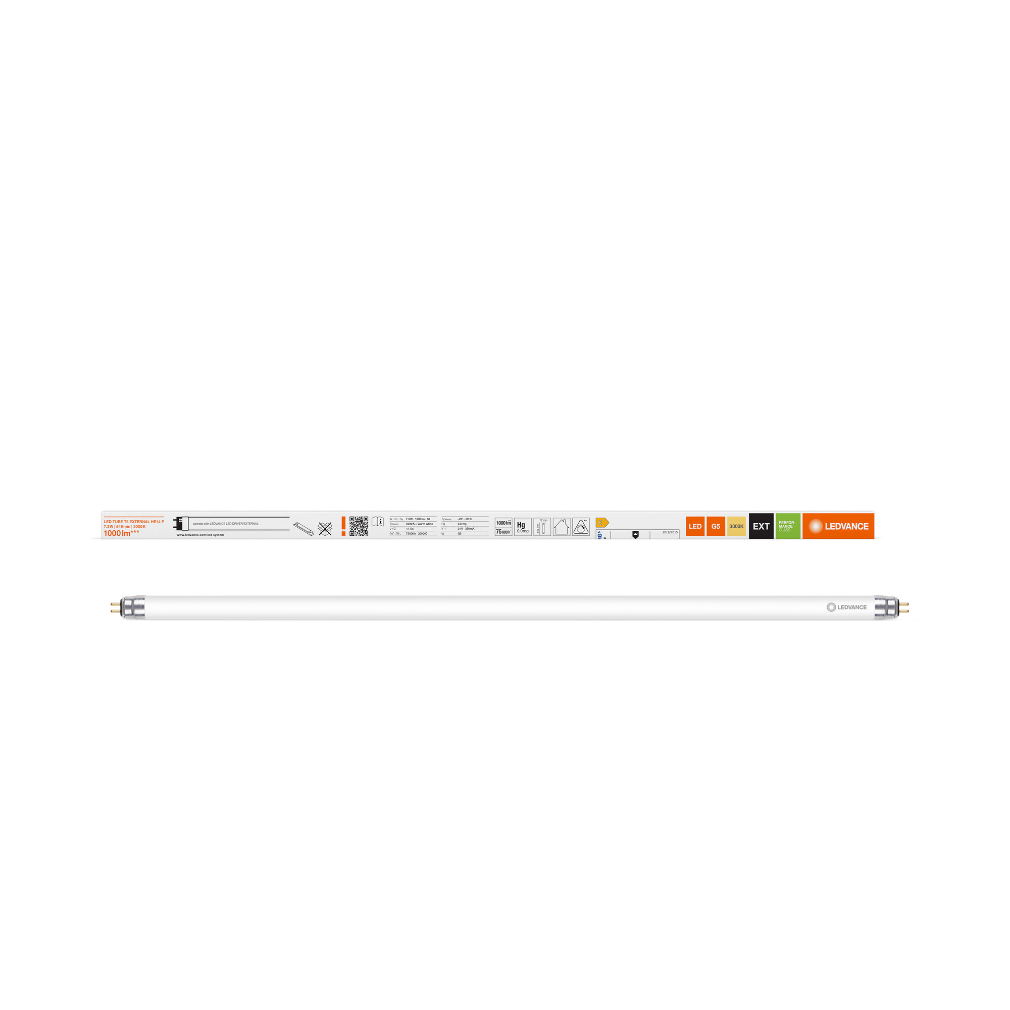 ledvance Led-rörlampa t5 t5 he14 ext 600 7,3w/830