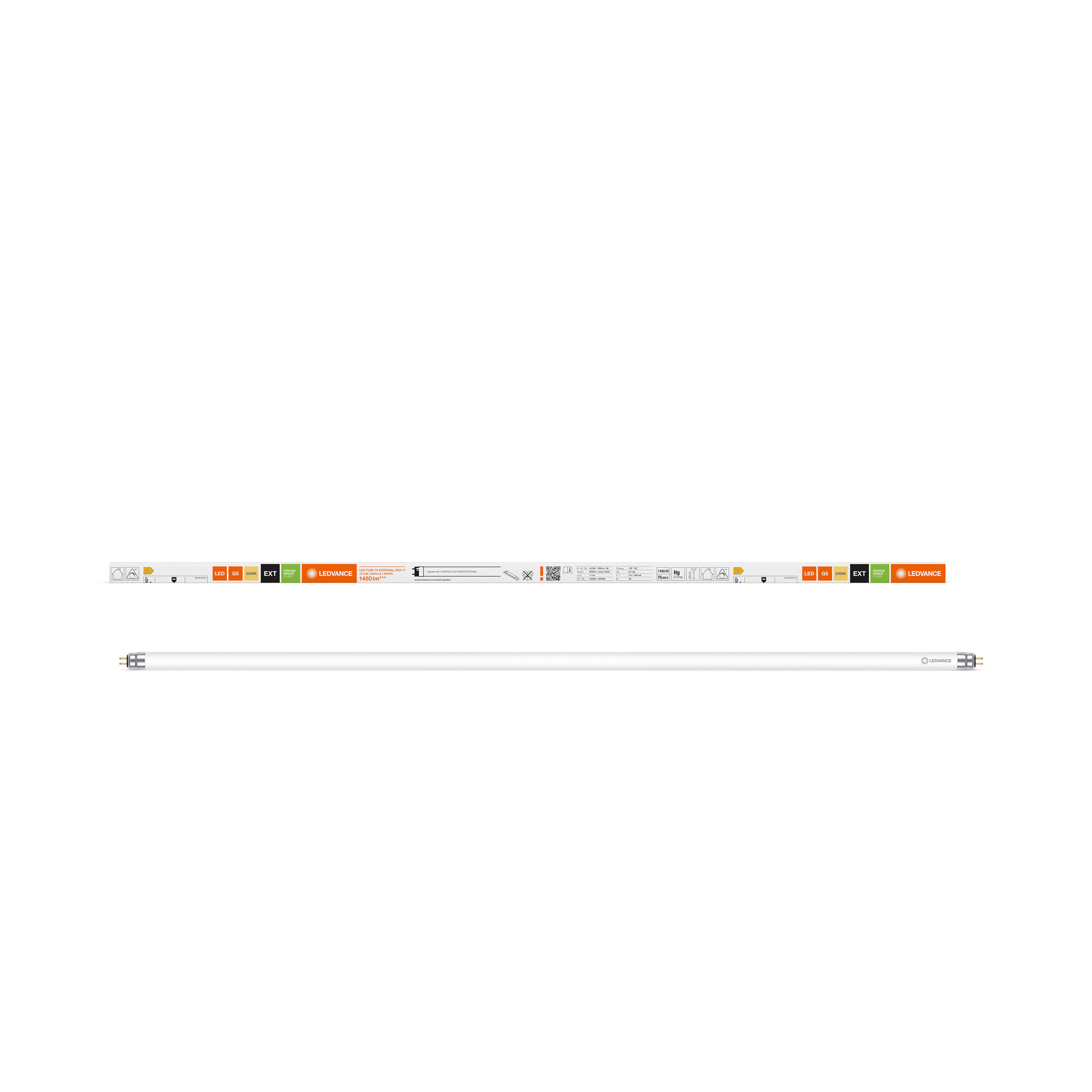 ledvance Led-valoputki t5 t5 he21 ext 900 10,5w/830