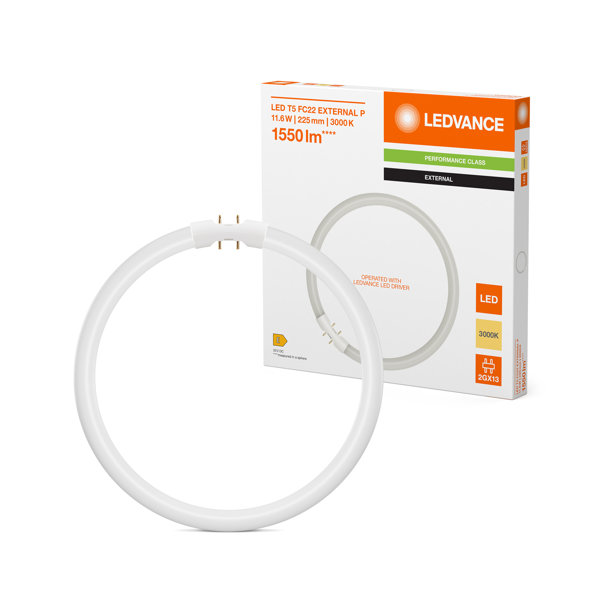 ledvance Led-valoputki t5 t5 fc22 ext 11,6w/830 2gx13
