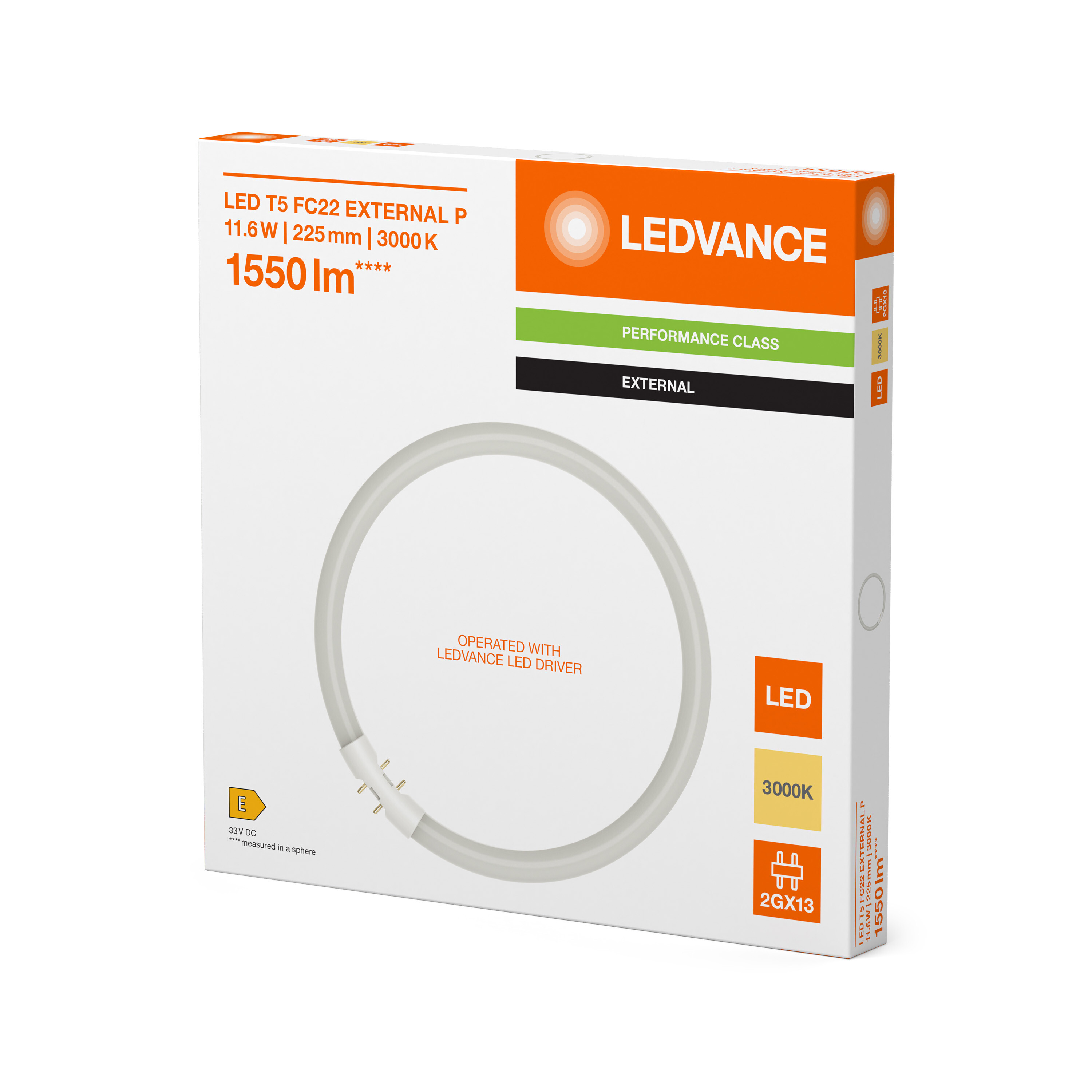 ledvance Led-valoputki t5 t5 fc22 ext 11,6w/830 2gx13