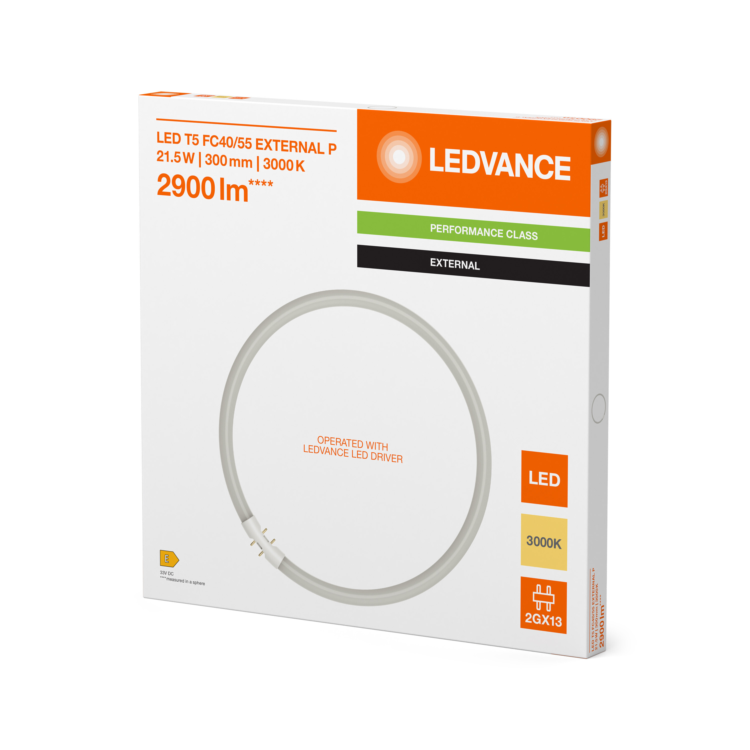 ledvance Led-rörlampa t5 t5 fc55 ext 21,5w/830 2gx13