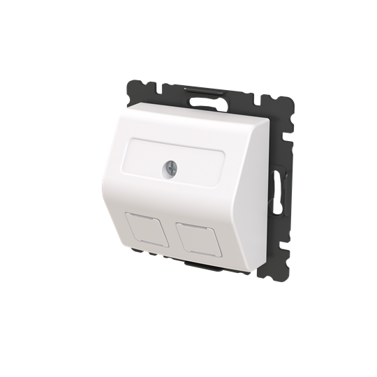 abb Uttag 2xrj45 85mm bulkpack