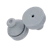 onnline Onnline membrannippel m12 3-5mm epdm grå
