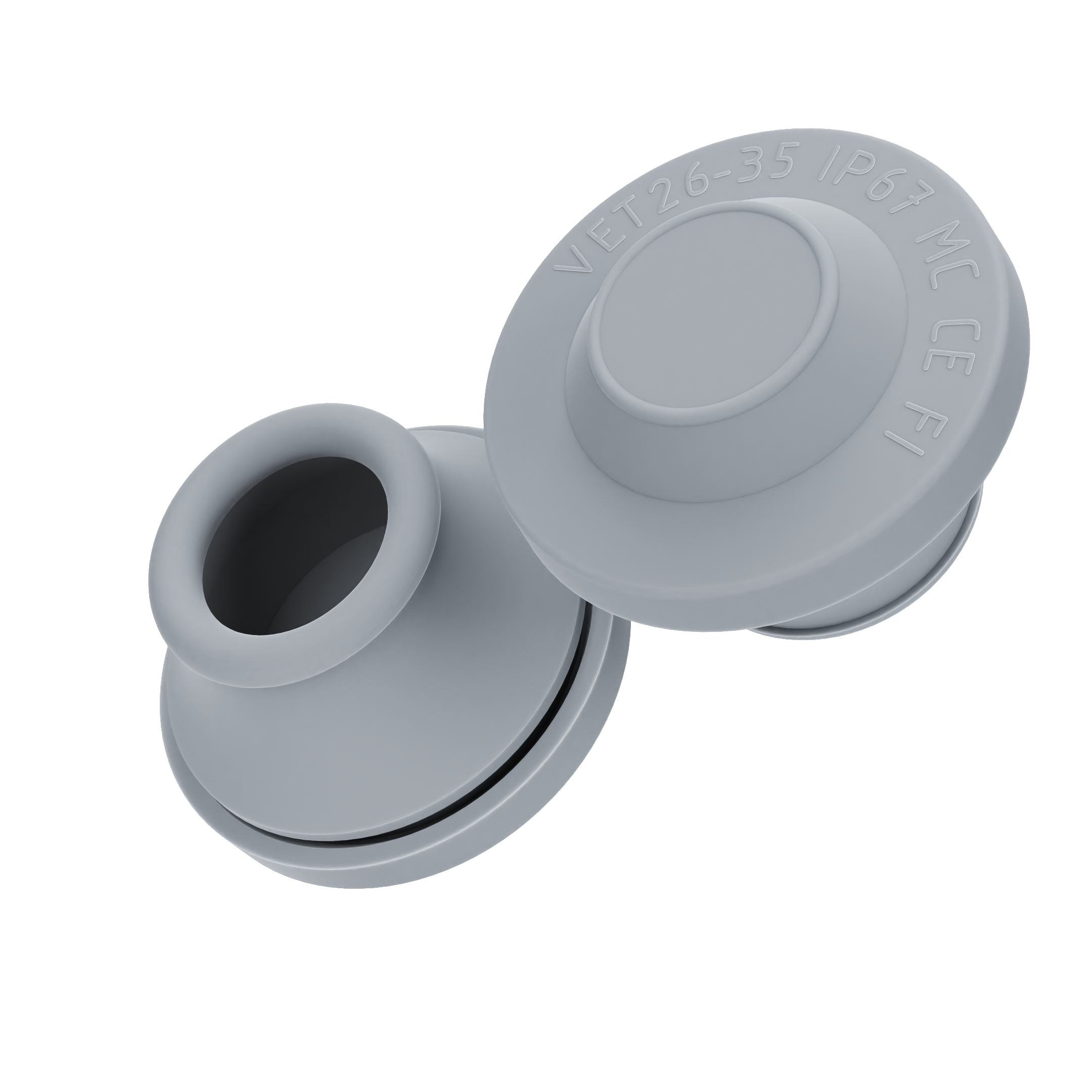 Onnline Membrannippel PG36 26-35mm IP67 EPDM Grå