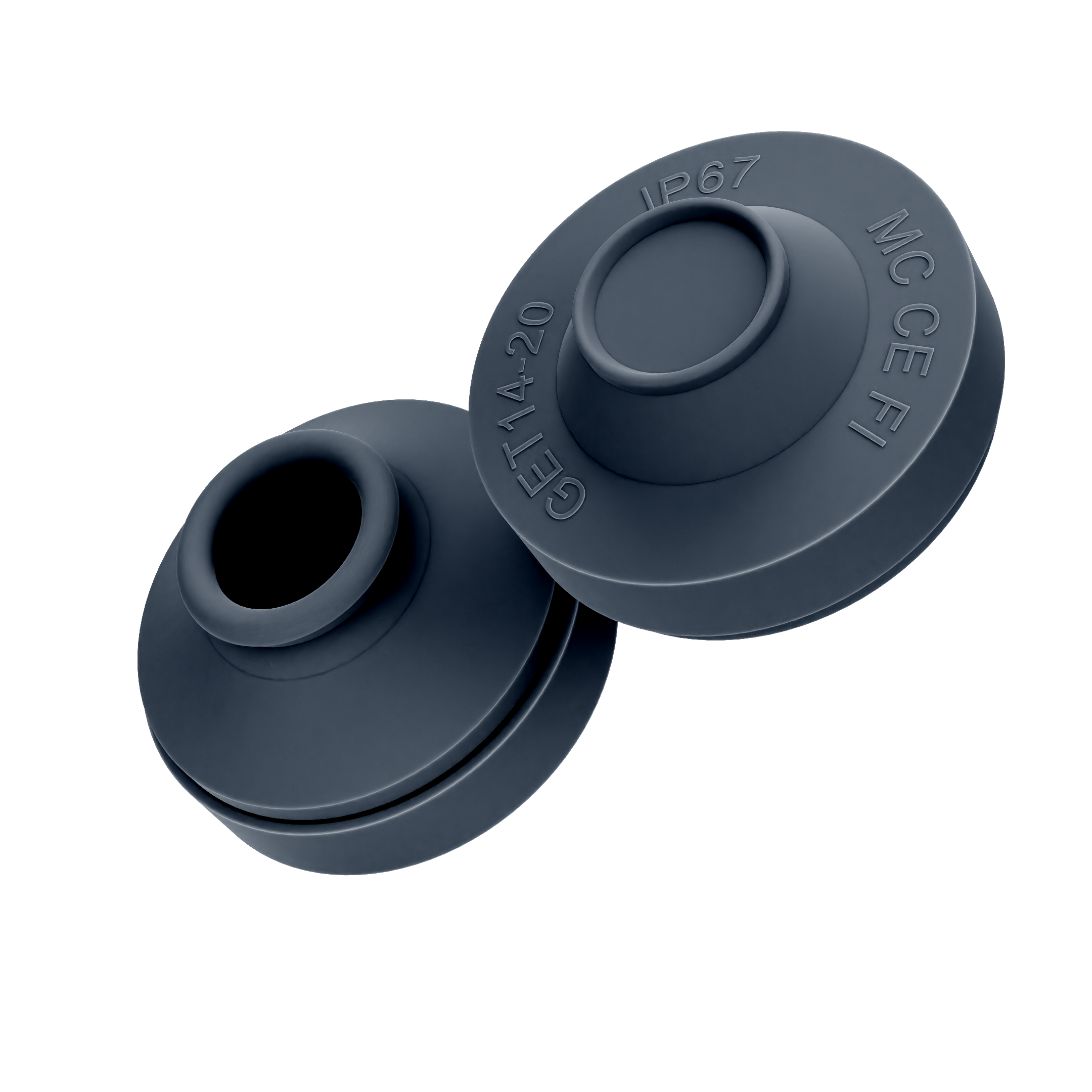 Onnline Membrannippel M32 14-20mm IP67 EPDM Sort