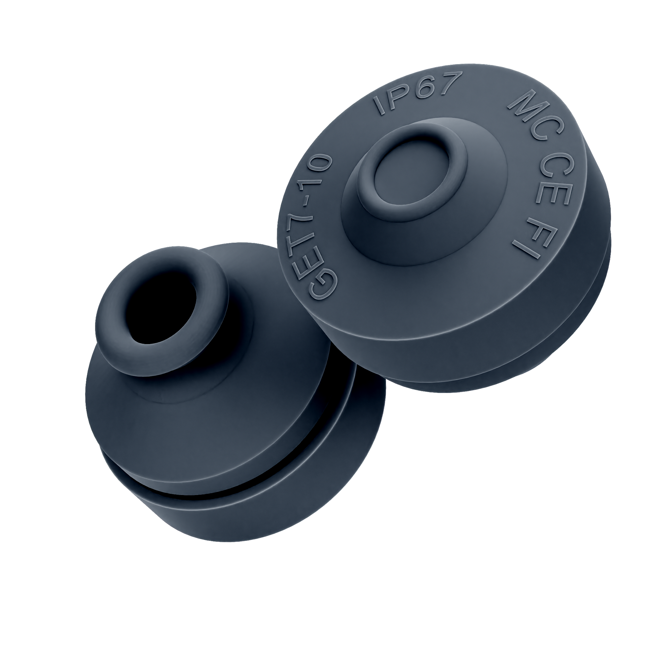 Onnline Membrannippel M20 7-10mm IP67 EPDM Sort