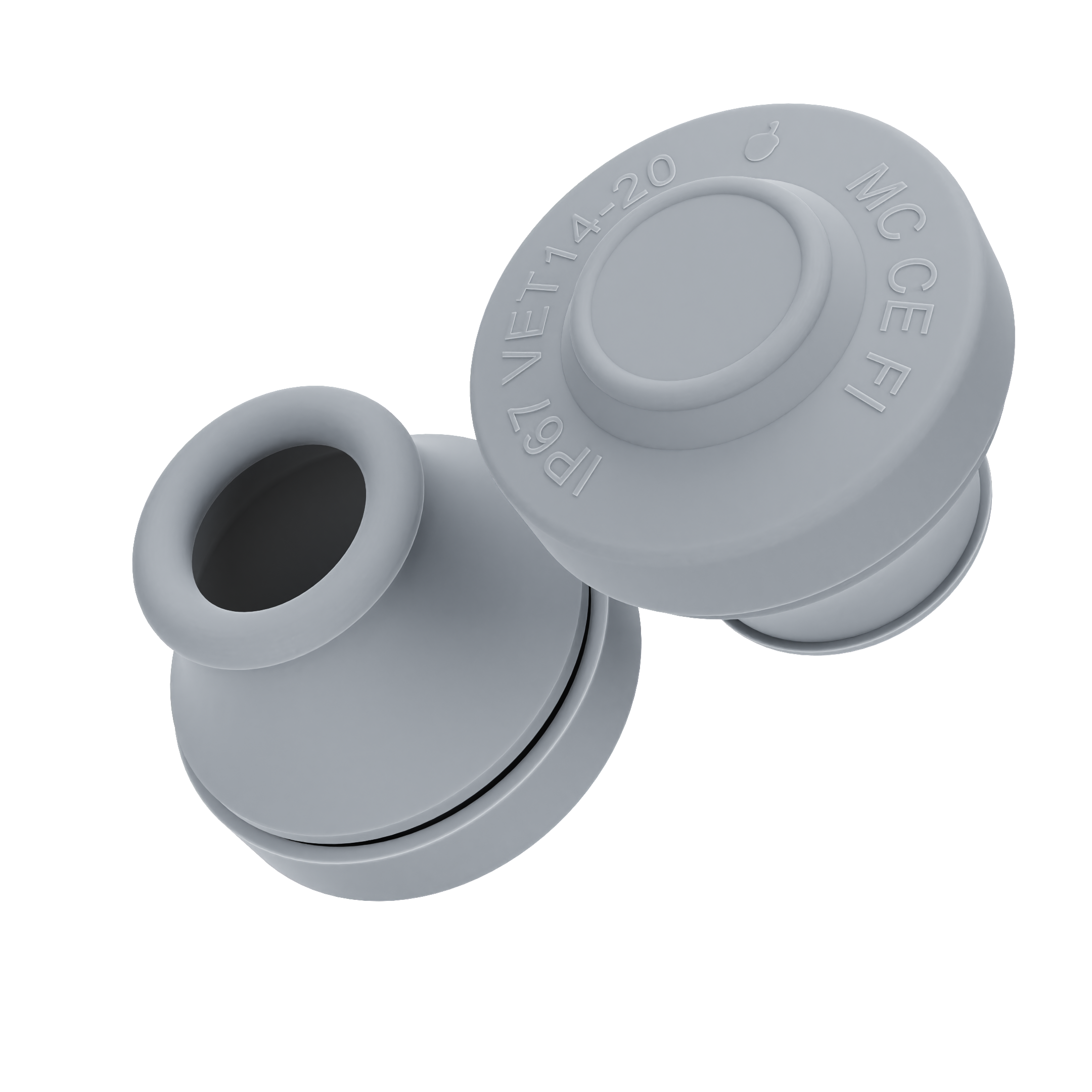 Onnline Membrannippel PG21 14-20mm IP67 EPDM Grå
