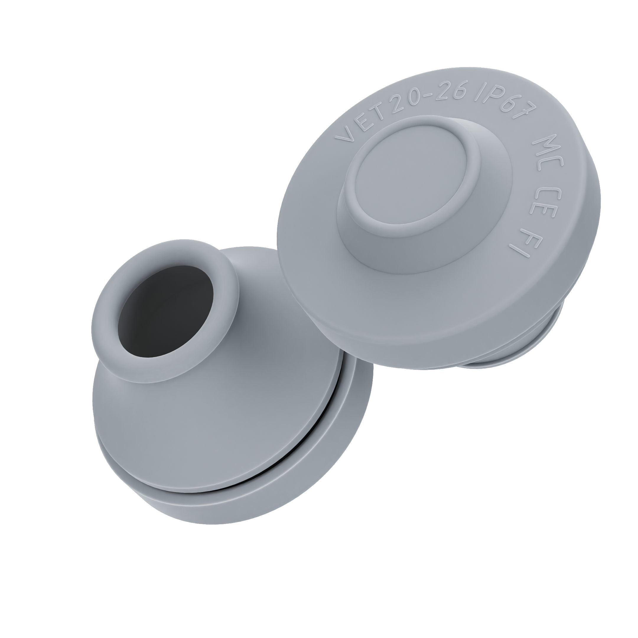 Onnline Membrannippel PG29 20-26mm IP67 EPDM Grå