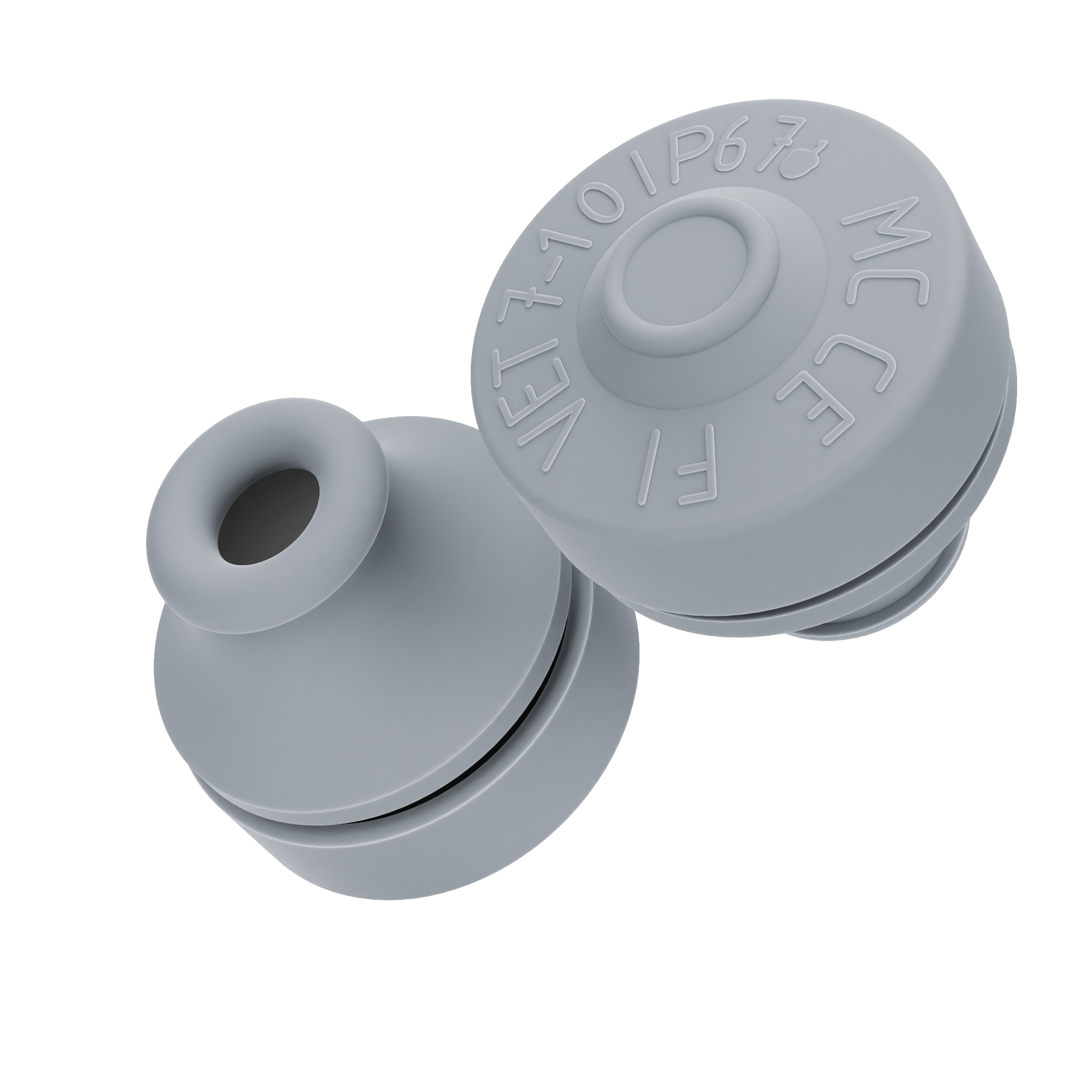 Onnline Membrannippel PG11 7-10mm IP67EPDM Grå