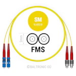 KOPPLING-FIBER SM DUPLEX SC/FC/2/2m