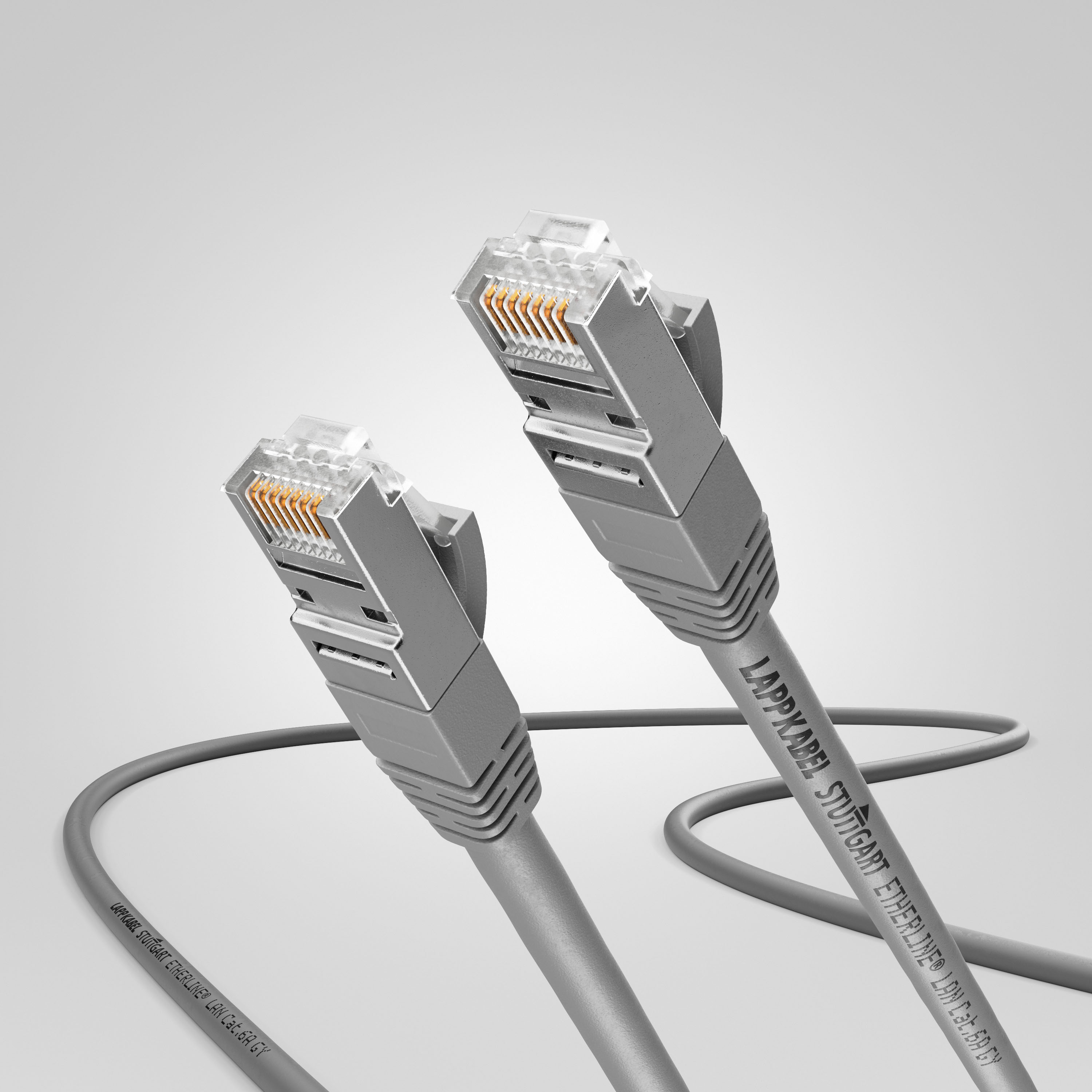 PATCHKABEL S/FTP Cat.6A 1,0M GRÅ