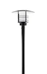 STOLPARMATUR LUNNI.SVART-100W-E27 IP23