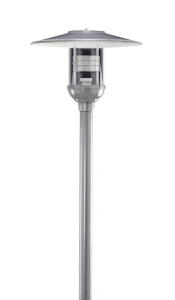 karlux Pylväsvalaisin talas ip23 100w e27 harmaa