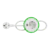 schneider electric Bordsenhet mini 60mm usb-a vit