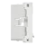 schneider electric Duct data box unica system+ ol45 2xrj45 actassi white