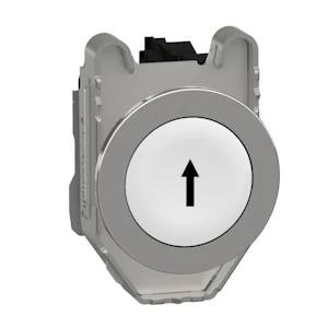 schneider electric Tryckknapp vit inf pil 1no