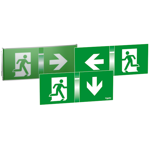 EMERGENCY LUMINAIRE SMARTLED PICTOGRAM ISO KIT 24M | Merkeskilt ...