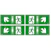 schneider electric Emergency luminaire smartled pictogram kit 4pcs iso 24m 45
