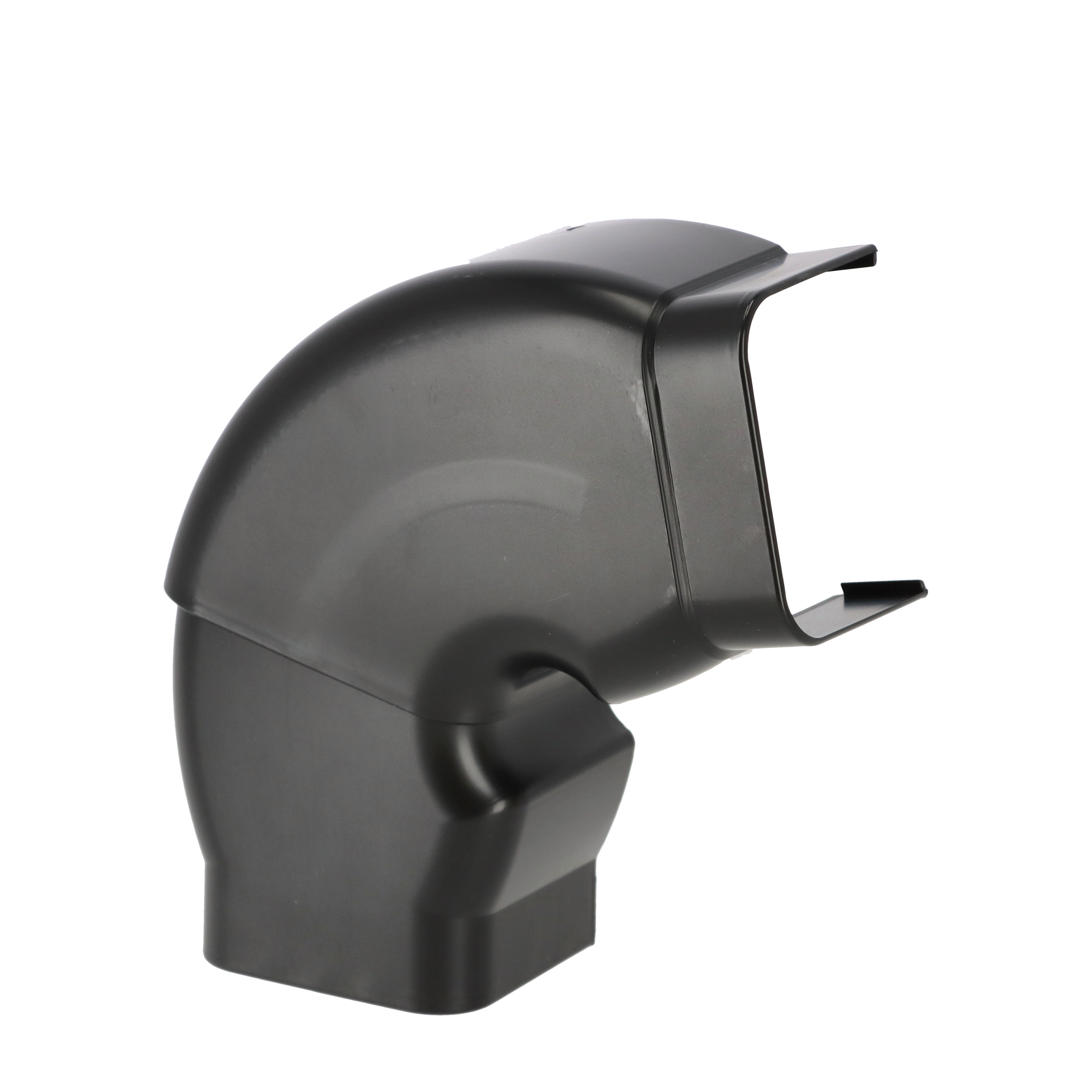 grøntklima Reg. bend kanal 80 x 60mm sort