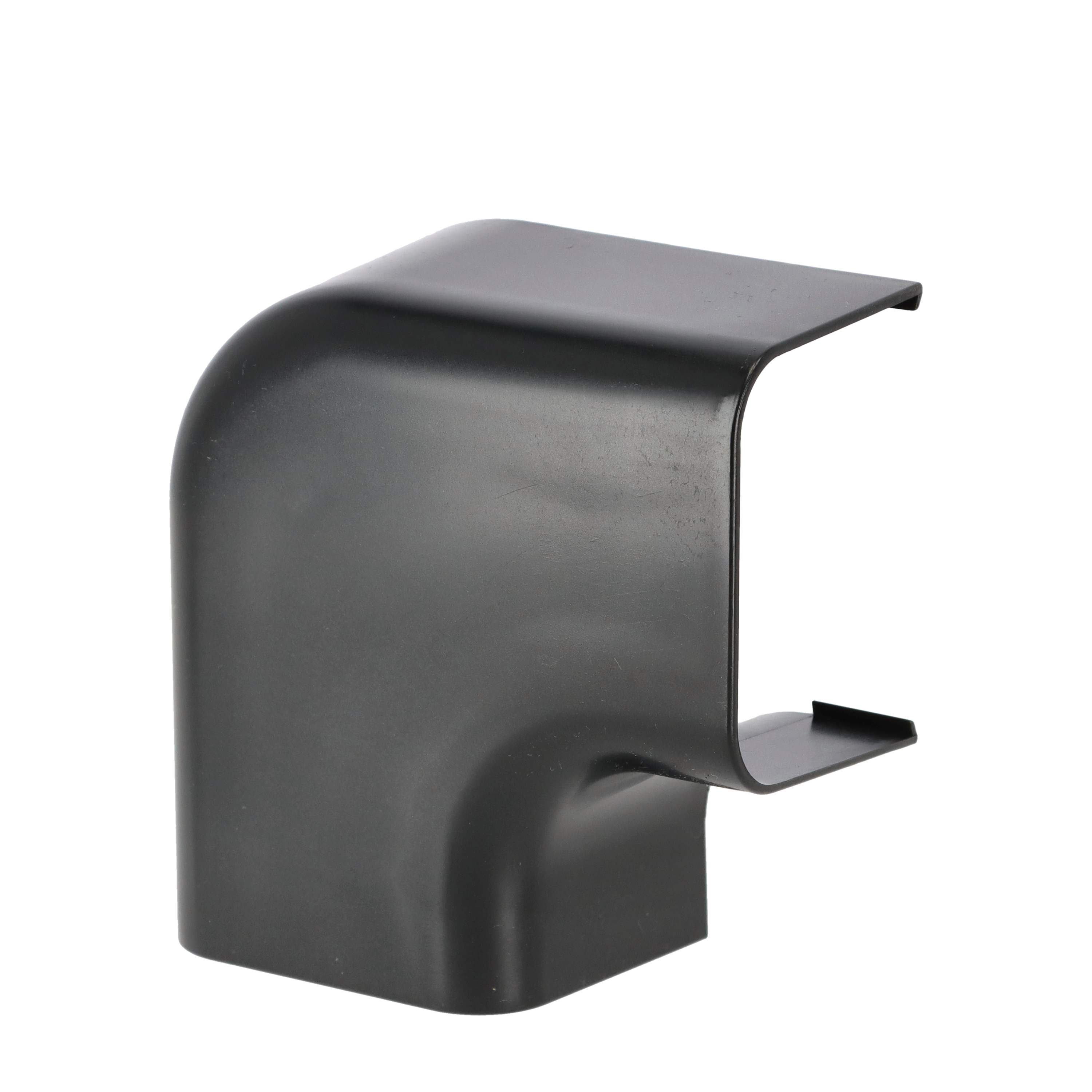 Flatbend kanal 80 x 60mm sort