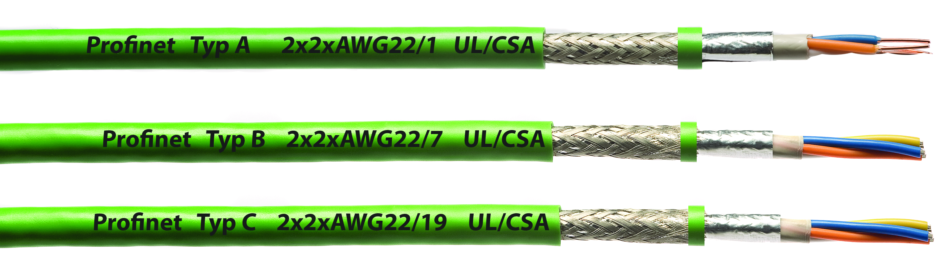 acs Automation cable ul/csa profinet type a 2x2xawg 22