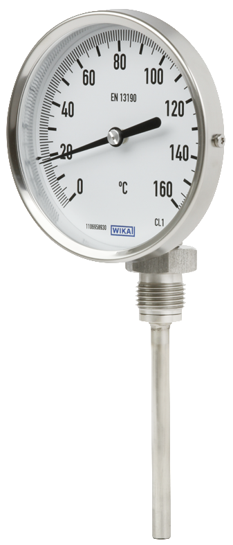 THERMOMETER 0-120C R1/2 L=200/8 WIKA R52