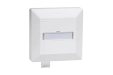 FIBERUTTAK PÅVEGG 2XSCS/LCD TOM, HVIT