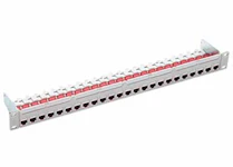 Patchepanel C6A ISO 24xRJ45/s 1U
