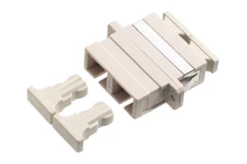 Fiberadapter SCD MM snap Beige