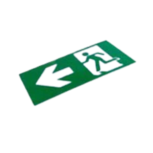 robus Piktogramm exit box nool vasakule