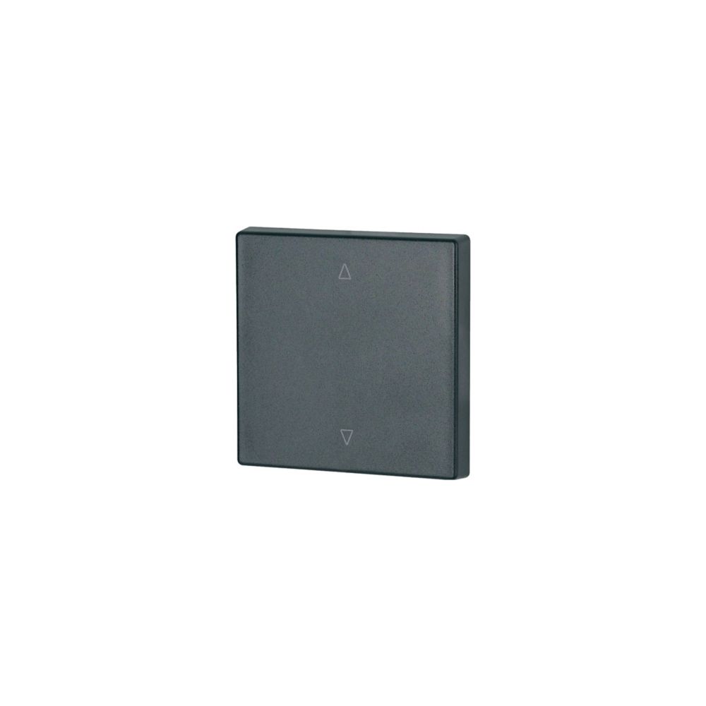 ENKEL VIPPE MATT SORT 55X55 MM OPP/NED