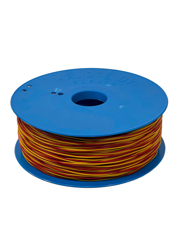 kajote Detonator  wire rl 2x0,6 red/yellow mk200