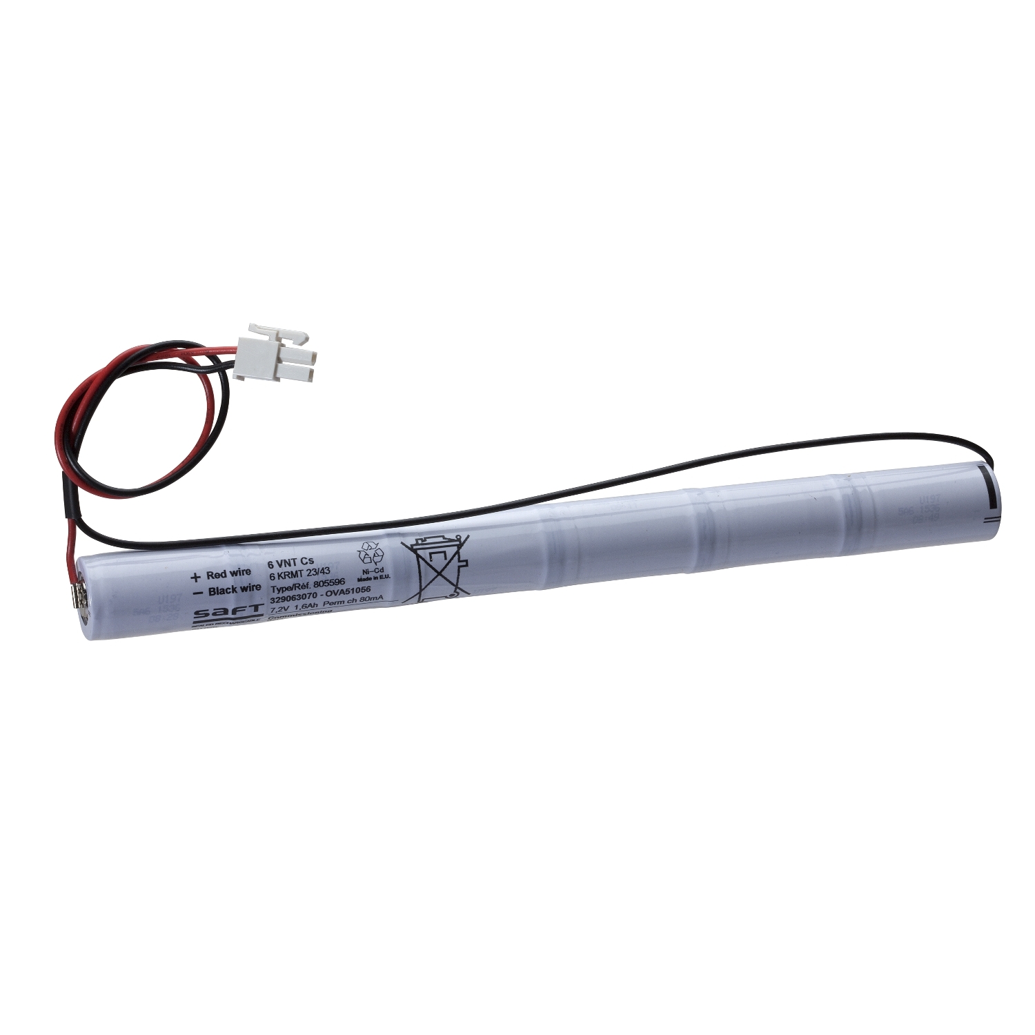 Batteri for Exiway One & Plus Ni-Cd batteri 7,2 V 1,6 Ah