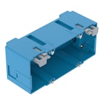 MOUNTING BOX ONNLINE STYLE DOUBLE, PA, BLUE
