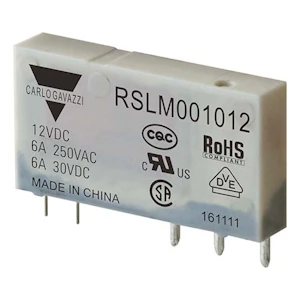 carlo gavazzi 6,2mm hjelperele 5-pin 12vdc