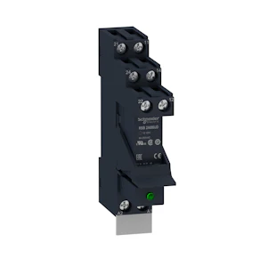 schneider electric Rsb pluggrelé i sokkel 2 c/o 8a m/diode 12vdc