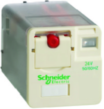 schneider electric Plug in relay rum 24vac 3c/o 10a, 11 pole